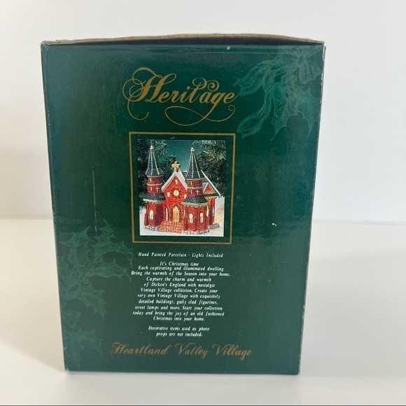 Christmas Village Porcelain Lighted House - Picture 4 of 11